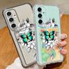 Butterfly Print Card Bag Wallet Soft Case For Samsung Galaxy S25 S24 S22 S21 Ultra S23 S24 FE A56 A55 A35 A15 A16 5G Phone Cover