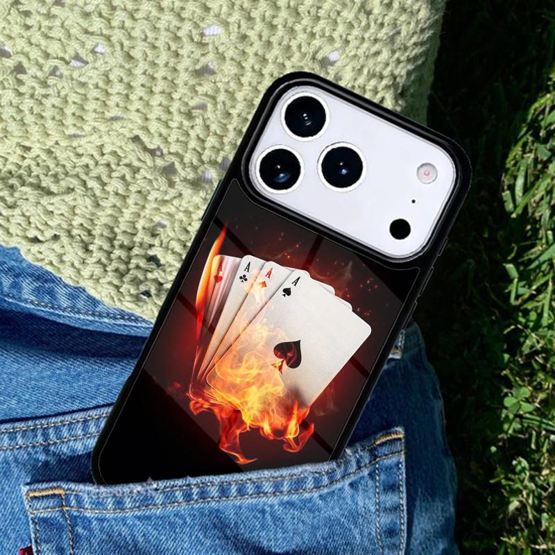 Dices Poker C_asino Phone Case Cover for IPhone 11 12 13 14 15 16e 17 Pro Max Coque for IPhone 17 Air