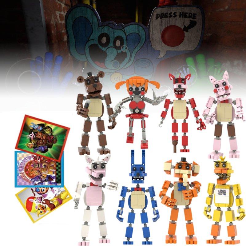 Character Poppy Playtime Assemble Building Block Toys Gift Tabletop Decoration