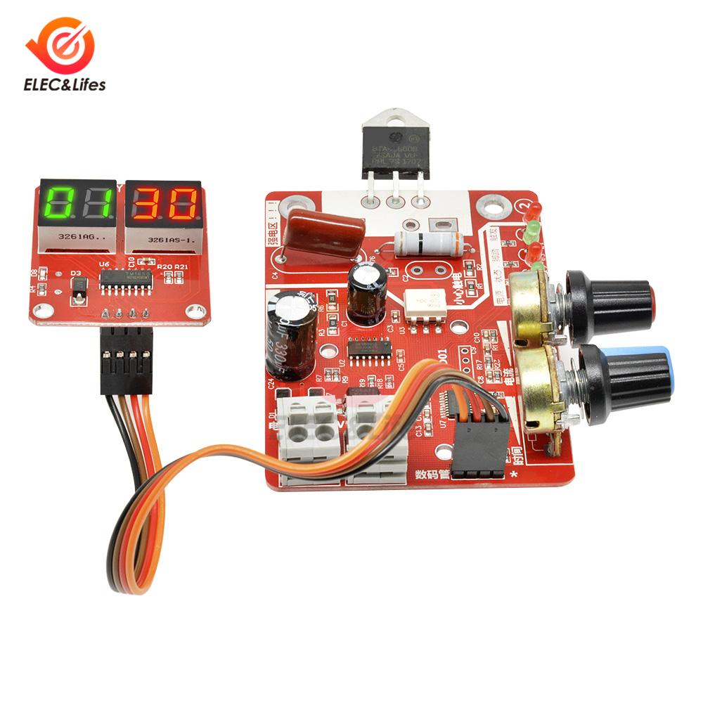 Spot Welders control Board 111A Digital display Spot welding time and current controller panel timing Ammeter NY-D11 Transformer
