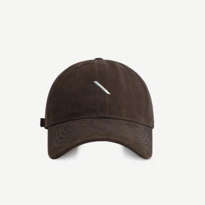New Versatile Korean style Simple Embroidered Baseball Cap for Women  Wide brimmed Couple Baseball Caps for Men