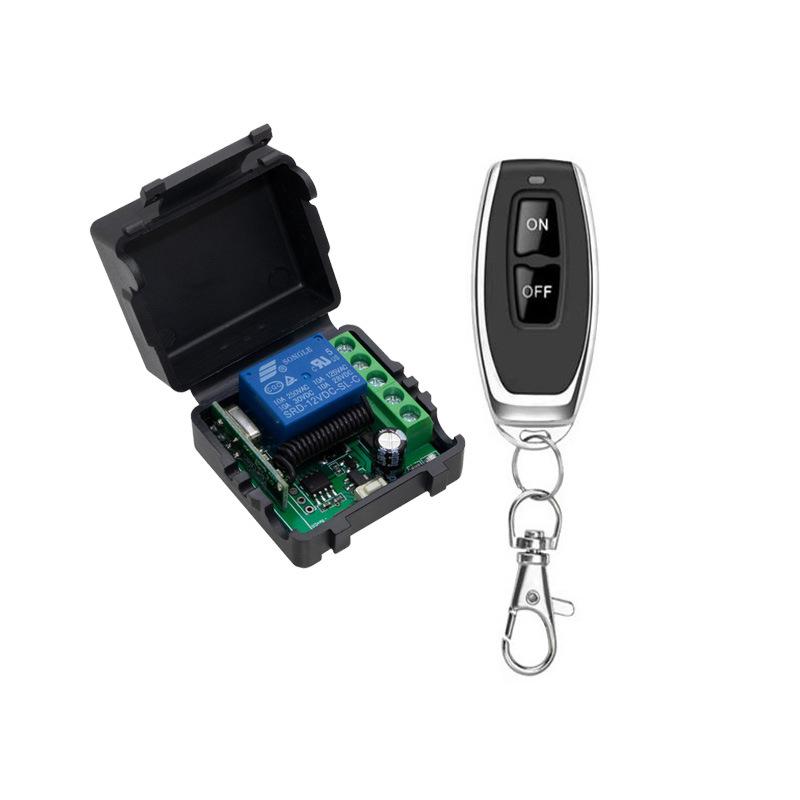 DC12V Single Channel Wireless Remote Switch for Lighting and Electric Lock Control
