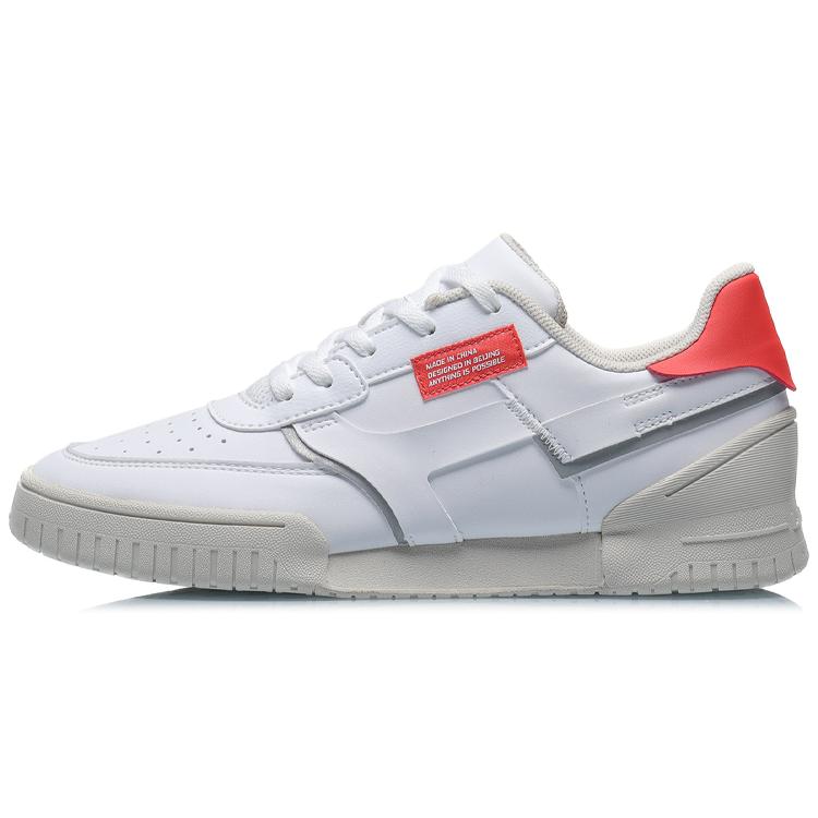 

Новые низкие кеды для скейтборда LiNing Женские Бело-красные AGCQ366-1 38