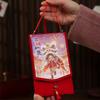 Traditional Spring Festival Cloth Red Envelopes Chinese Style Rectangular New Year's Blessing Bag Reusable Cartoon Pattern