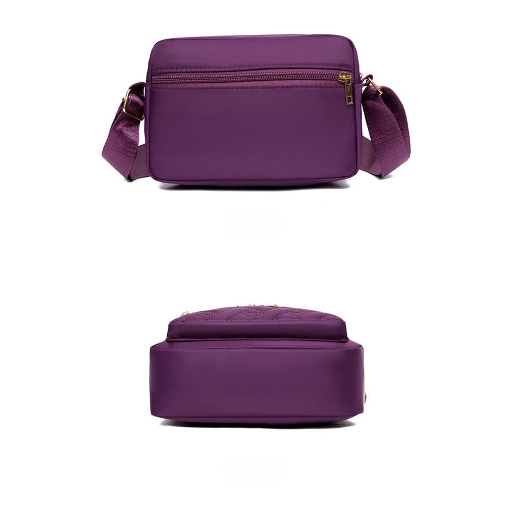 Unisex Casual Shoulder Bag - Adjustable Shoulder Strap, Multi Compartment Design, Portable and Lightweight, Suitable for Daily Commuting and Travel