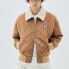 New MLB Velvet Jackets Unisex Camel 3AJPM0334-43CAS