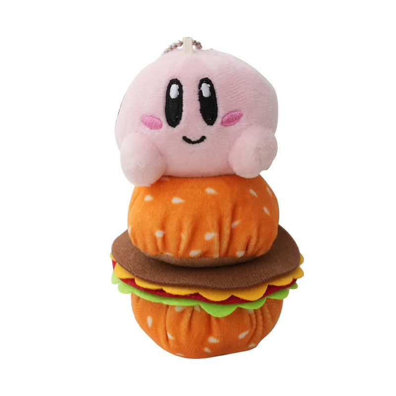 Adorable Plush Hamburger Keychain Toy Cute Hamburger Plush Pendant For Bags