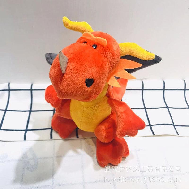 

Двуглавый дракон, плюшевая игрушка, кукла-птеродактиль, тряпичная кукла-динозавр. small body length 36cm