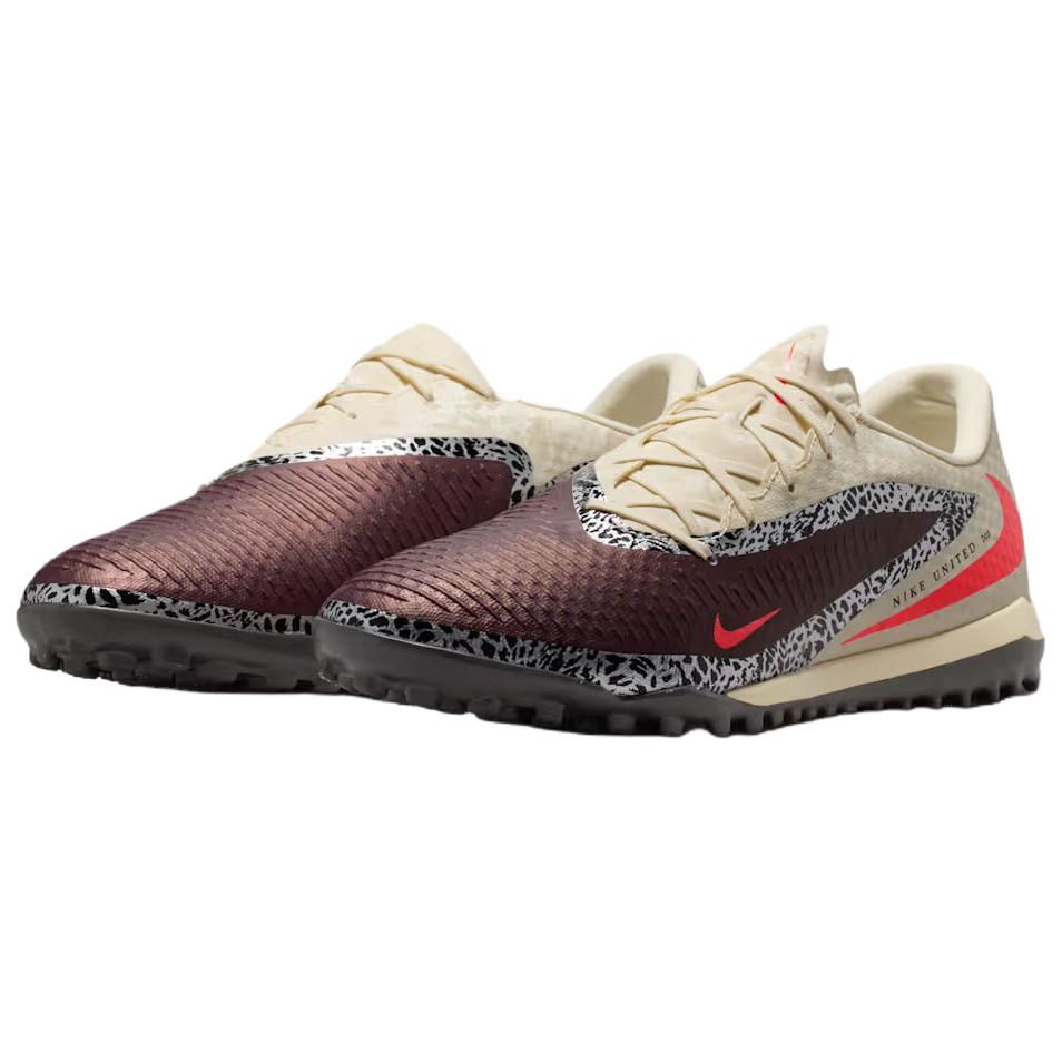 Nike Scarpe da Calcio in Erba Sintetica Phantom 6 Unisex Beige Rosso IO8449-661