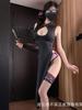 Sexy Sexy Cheongsam Exposed Buttocks Uniform Pure Desire Exposed Chest Pajamas Dress Elegant Purple Sexy Dresses Tops Fum8
