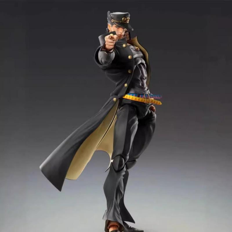 Jojo'S Bizarre Adventure Kujo Jotaro Star Platinum Anime Activity Figure Model Statue Collection Desktop Decoration Ornament Toy