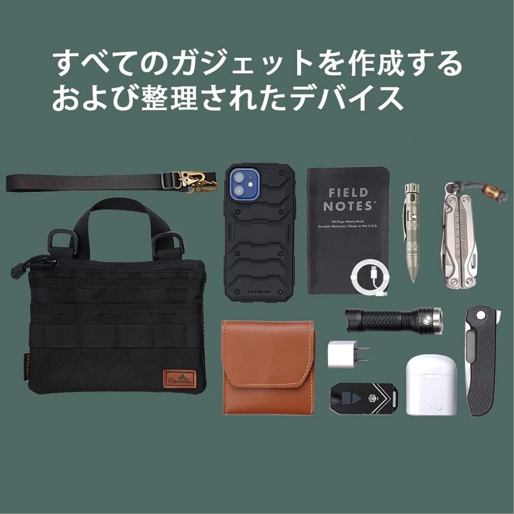 VIPERADE VE5 Tool Tool Pocket Organizer for Oxford Shoulder Tool Pouch with 7 Pockets for Pocket EDC Keys with Pouch, Men, Flashlight, Knife,