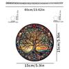 1pc Tree of Life Turtle Butterfly Dragonfly  Acrylic Home Wall Decoration Chain Pendant Pendant
