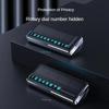 Solar Powered Led Temporary Parking Card, Multi-Number Hidden Plate, Car Parking Stop Gadget
