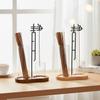 Chinese Jing Incense Holder Anti-Ash Flying Incense Burner with Glass Ash Catcher and Incense Sticks Organizer Home Decor