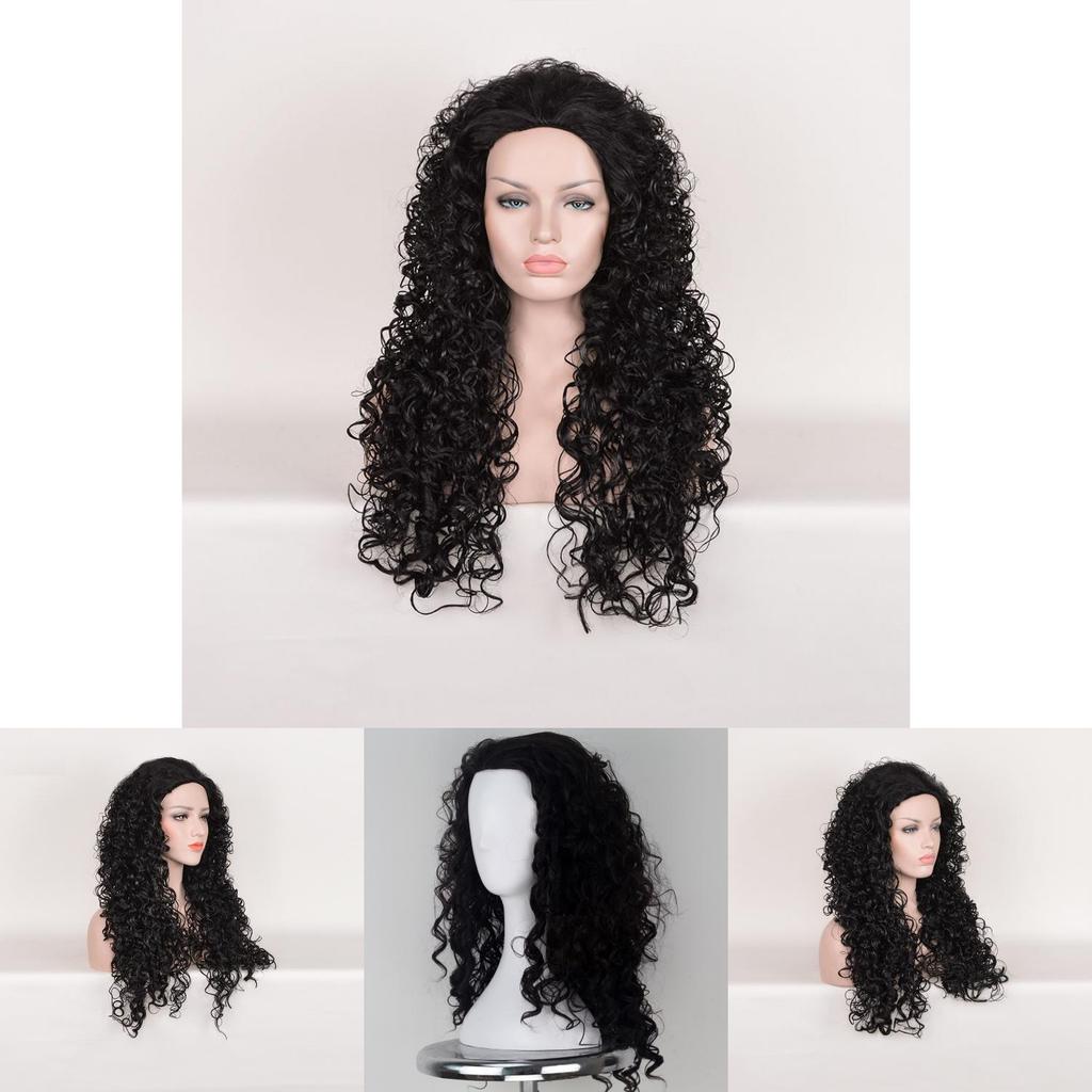 Atemberaubende Moana Maui Cosplay-Perücke mit luxuriösem schwarzem Afro-Kinky-Lockenhaar