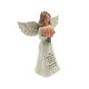 Resin Figurine with Bouquet - Creative Desktop Ornament Gift