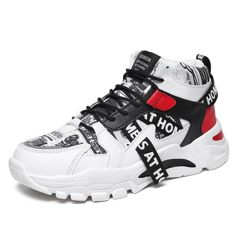 Men's Shoes Autumn New Breathable Thick-soled Height-increasing Running Shoes Men's Casual Sports Shoes Men's