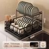 Nordic Style Stainless Steel Kitchen Sink Dish Drying Rack