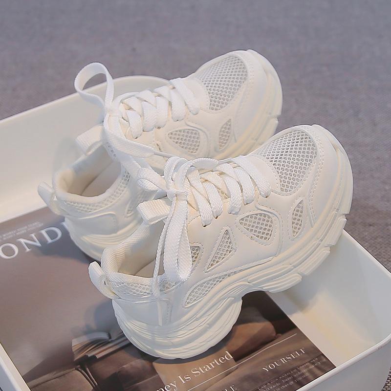 2026 Summer Mesh Breathable Sports Shoes for Girls: White, Stylish, and Comfortable 32