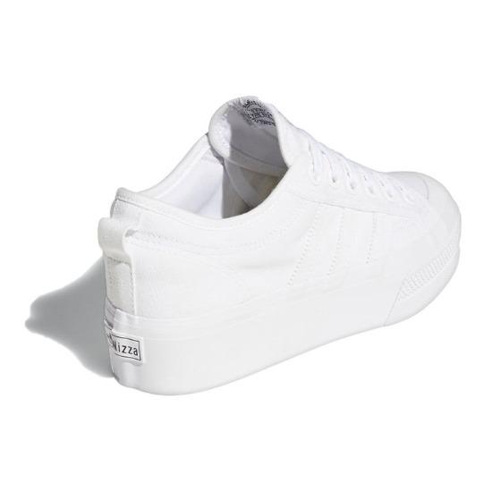 Adidas Nizza Platform Triple White Women Sneakers  FV5322