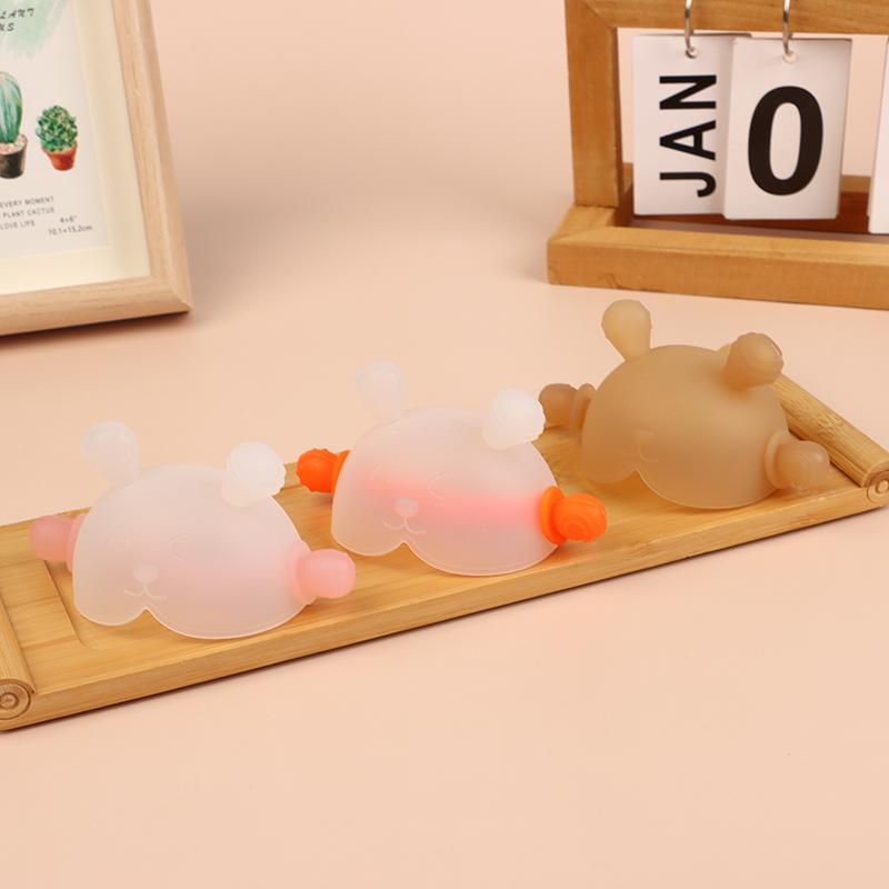 1 Set Kleinkind Beißring Baby Zahnungsgel Silikon Beißlöffel Lebensmittelecht Sicher zum Kochen und Einfrieren