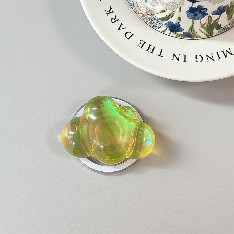 Colorful Magnetic Phone Holder with Finger Ring and Airbag Support