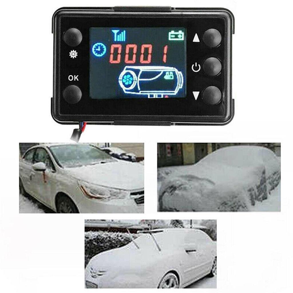 Universal 12V/24V LCD Monitor Schalter+Fernbedienung Zubehör Für Auto LKW Diesel Luftheizung Standheizungsregler