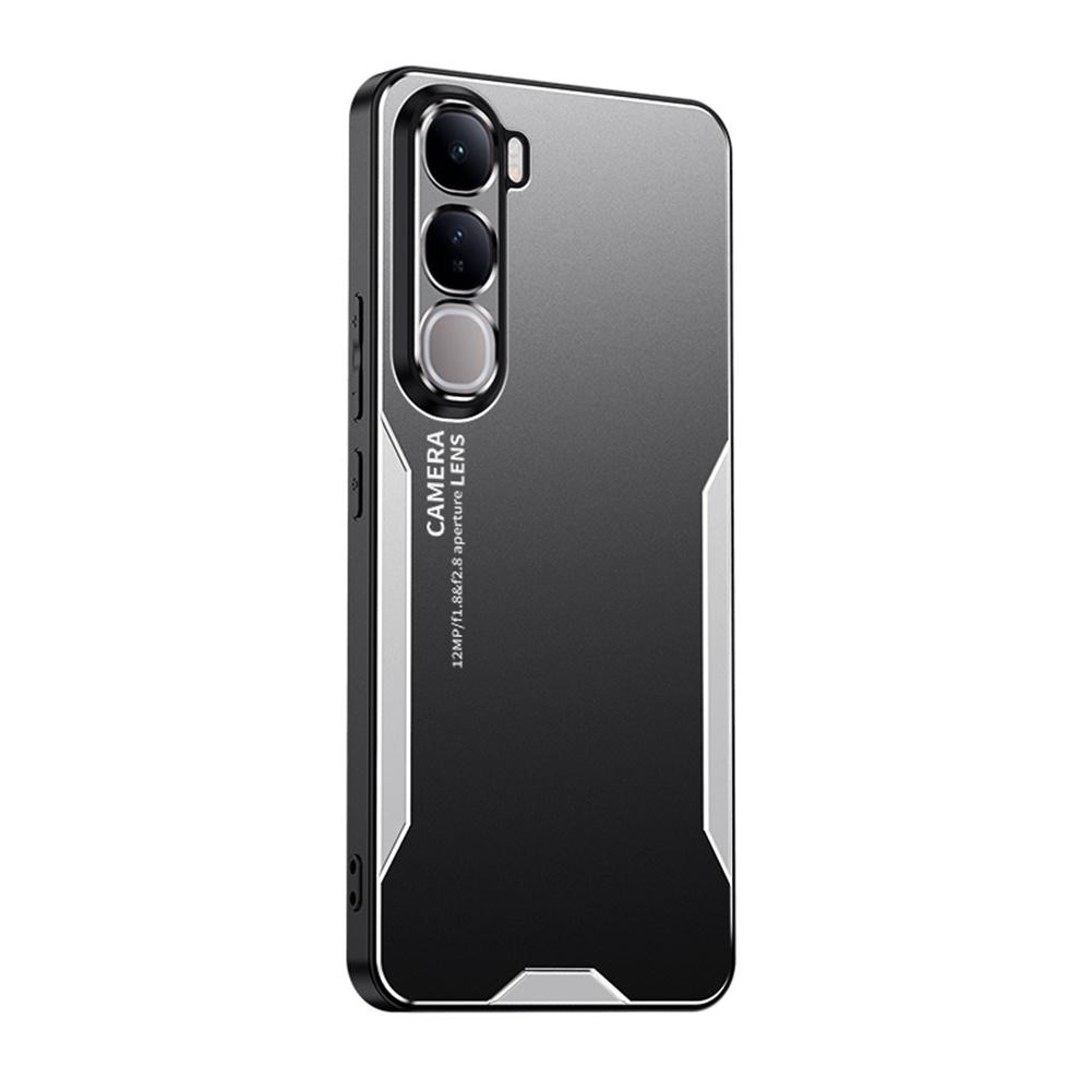 For vivo Y400 4G Phone Case Aluminium Alloy TPU PC Back Cover