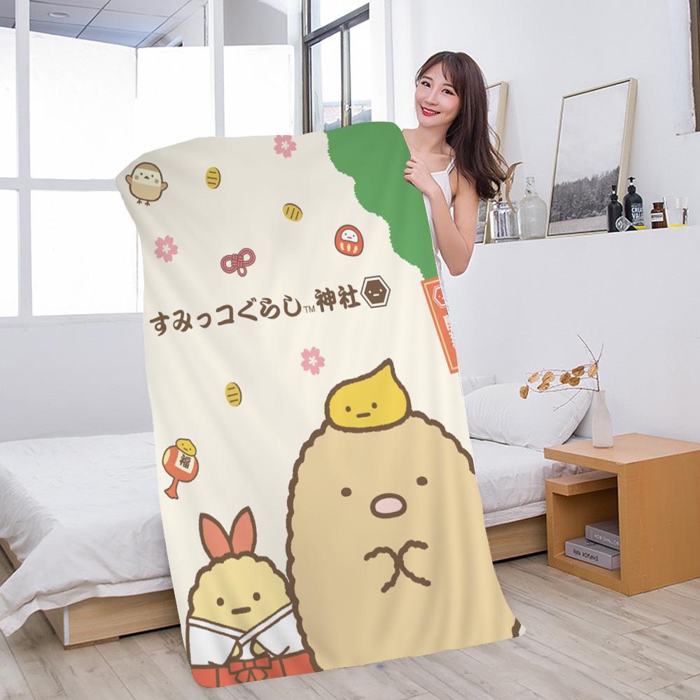 Kawaii sumikko gurashi Cartoon Beach Towel Cute Kawaii Room Decor Bath Girls Children Hand Towels For Bathroom Shower