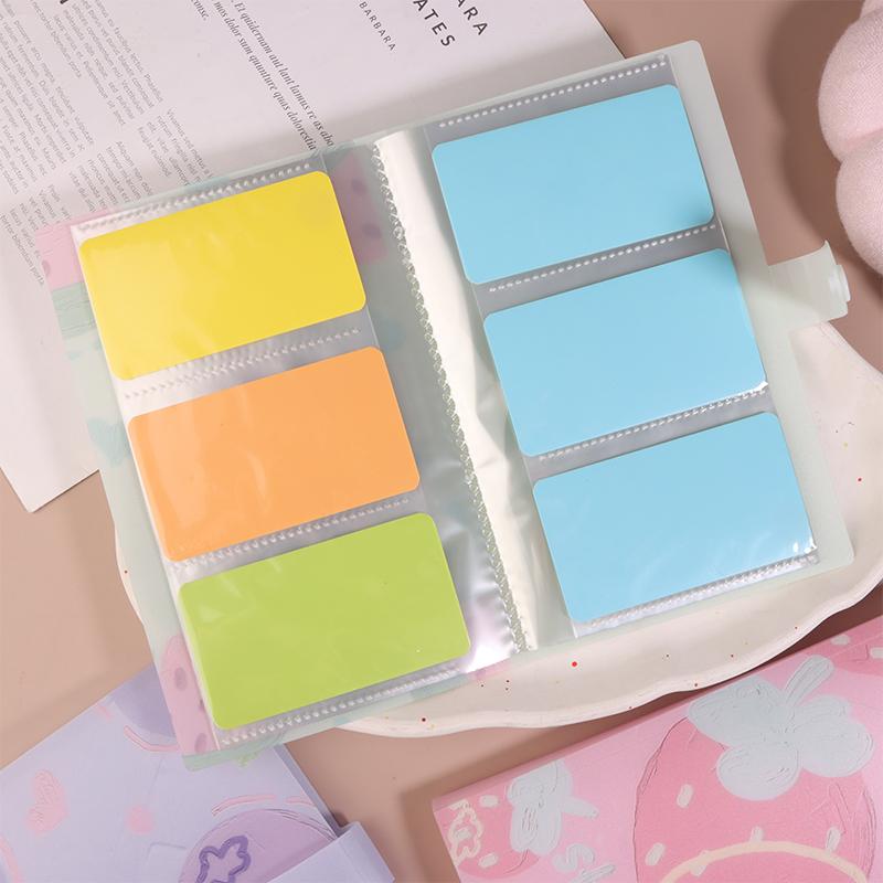 120 Slots Nail Sticker Storage Book Fruit Cover Nail Decal Storage Album For Small Sticker