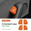 For Tesla New Model 3 Y Juniper Highland Car Open Door Button Stickers Armrest Window Lift Button Switch Interior Accessories