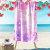 Pink Musical Notes Towel Design Beach Towel Quick-drying for Travel Outdoor Sports Jogging Beach and Swimming