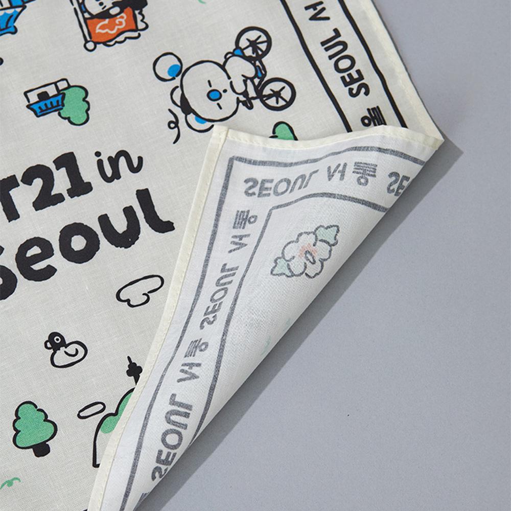 BT21 Seoul Edition Handkerchief - Soft & Stylish K-Pop Accessory