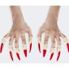 Witch Fingers Nails Halloween Costume Props Fake Witch Nose for Party Club