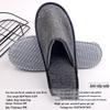 Portable Thick Cotton & Linen Disposable Slippers for Hotels, B&Bs, Guest Houses, and Travel