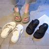 Women's sandals 2025 new fashion casual trend versatile foreign style cross super fire muffin platform beach shoes