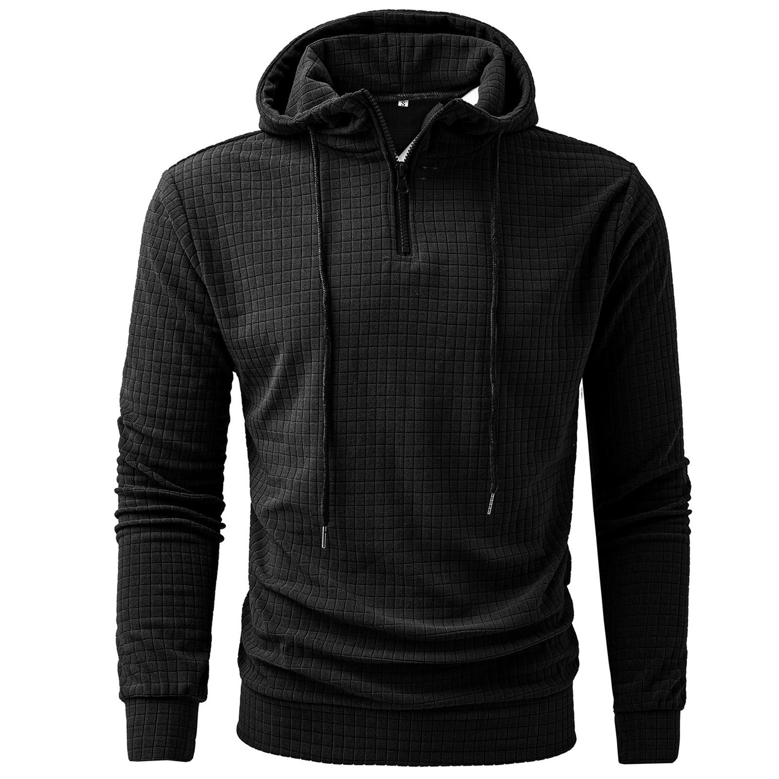 

Спортивный костюм с капюшоном, унисекс, одежда для бега, пуловер с длинными рукавами, толстовка с капюшоном XL чёрный