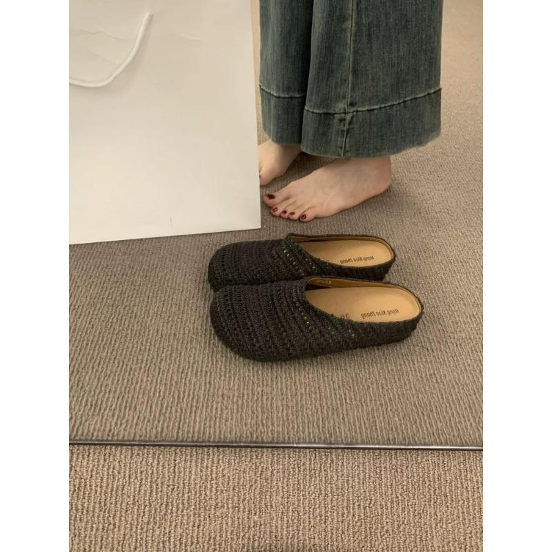 Perforated Shoes Breathable Toe Covers Half-slippers for Commuting