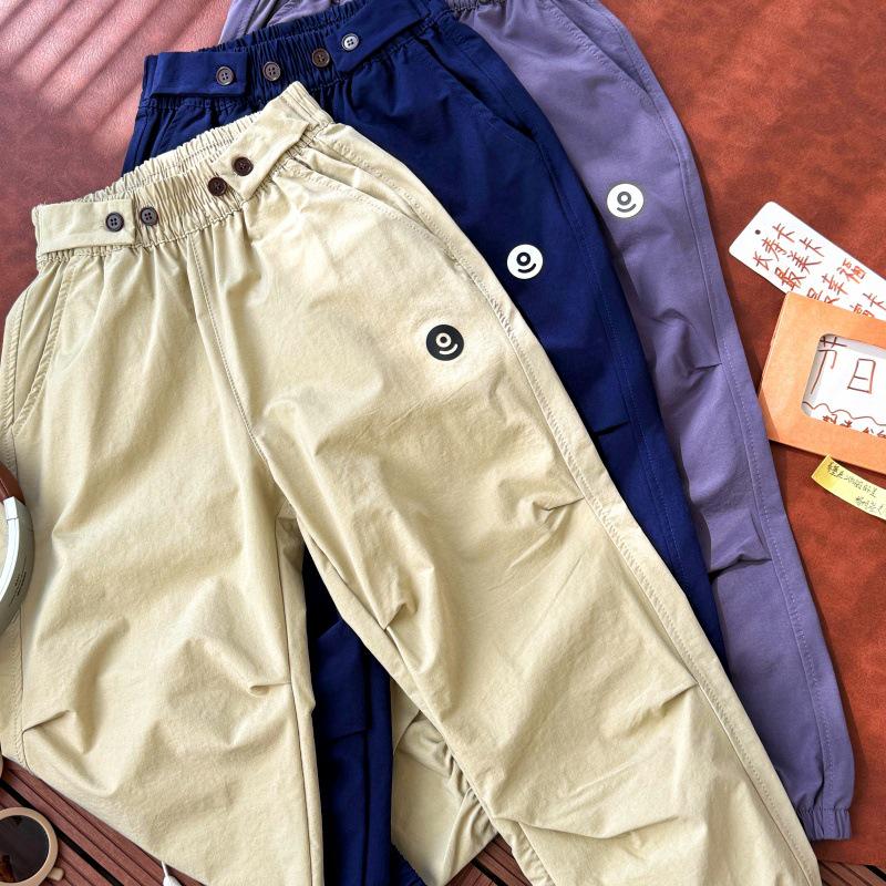 

Children s 2026 Cargo Hiking Pants: Versatile, UV-Protected, Straight Fit with Casual Cargo Pockets 120 cm темно-синий