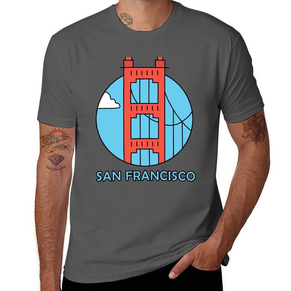 Golden Gate Bridge Tshirt Sporty Casual Quick Dry Tshirt