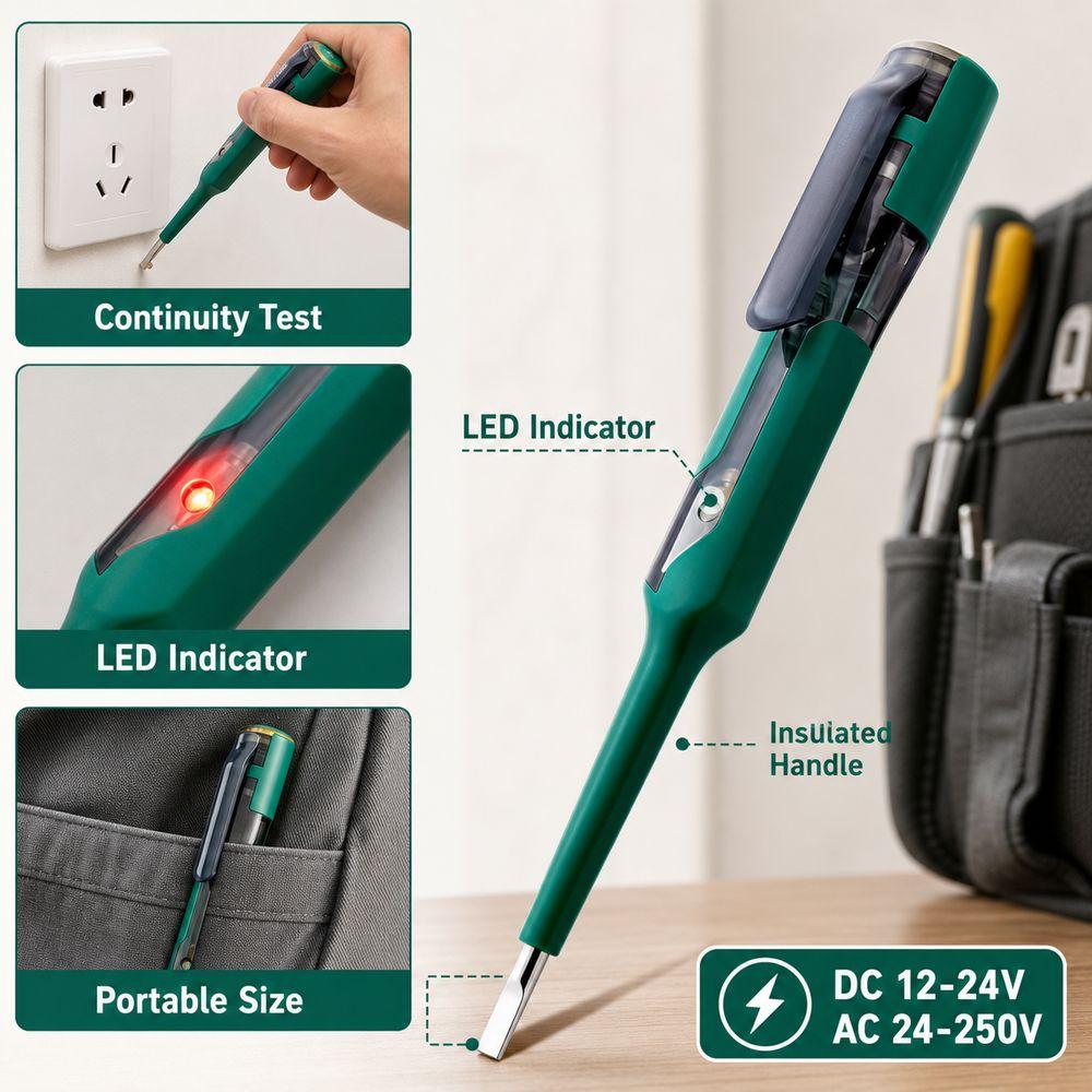 Continuity Detection Electrical Tester Pen Circuit Tester Pen Home Electrical Maintenance