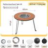 Suiyuan Foldable Tea & BBQ Table with Warming Fire Pit
