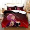 3D Printed Future Diary Yuno Gasai Bedding Set for Boys Girls Duvet Cover Pillowcase Twin Queen King Full Single Double Sizes