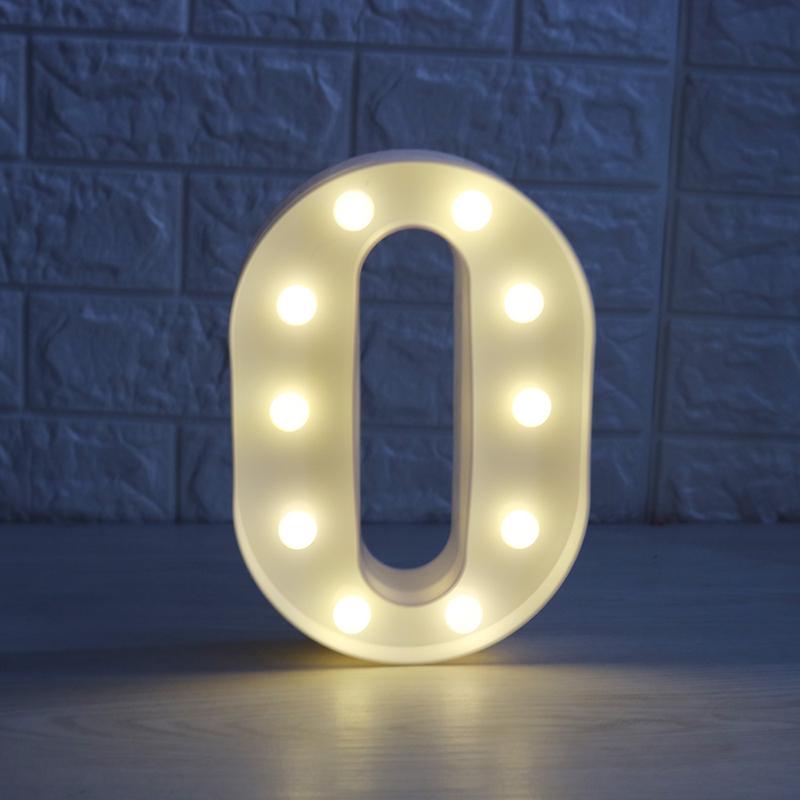 LED Marquee Letter Character Lights A - Z Alphabet Light Up Sign Decor