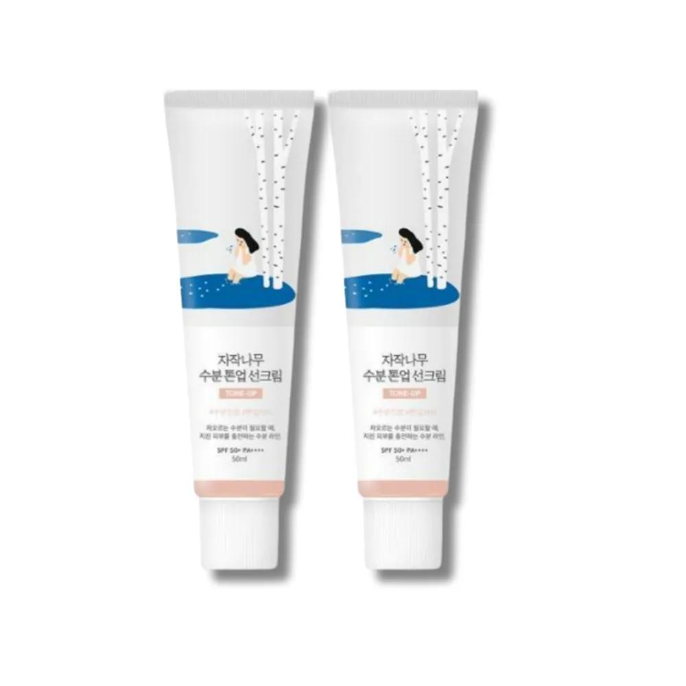 ROUND LAB Birch Tree Moisture Tone-Up Sun Cream 50ml x 2