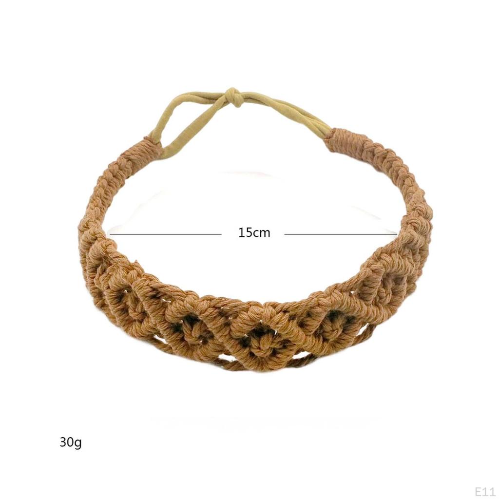 Woven Rope Headband Casual Hair Band Accessories for Yoga