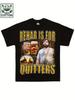 Funny Rehab Is For Quitters TShirt Bold Drinking Guitar Graphic Tee Black Vintage Cotton Shirt