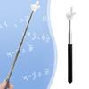 1PC Stainless Steel  School Office Teaching Pointer Telescopic Rod Finger Design Teaching Stick Finger Reading Sticks