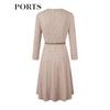 Ports Women's Houndstooth Jacquard Knit Dress